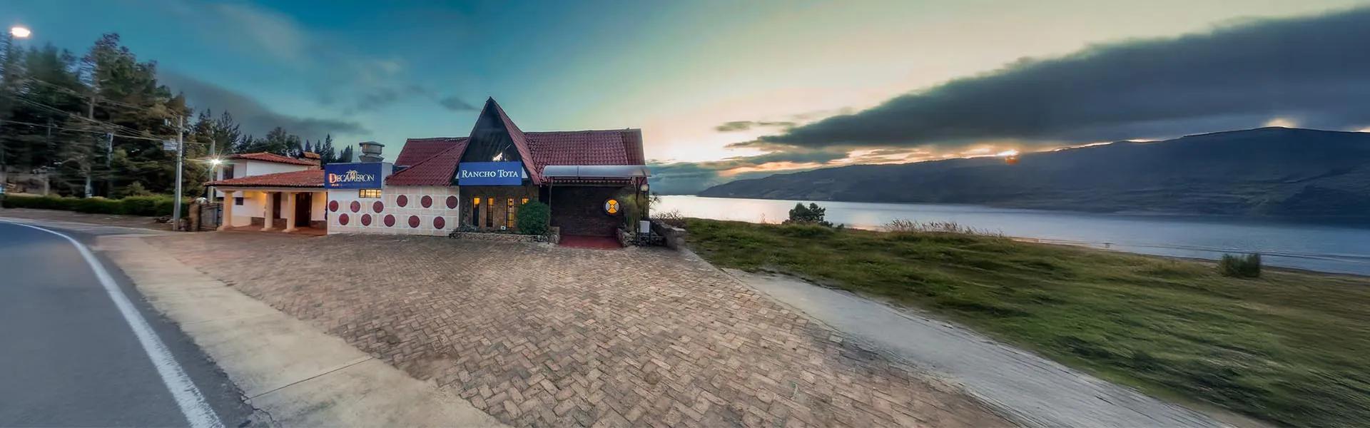 Refugio Rancho Tota junto al Lago de Tota en Boyacá